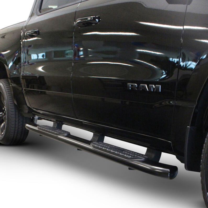 Westin 21-54085 PRO TRAXX 5 Oval Nerf Step Bars for 2019-2026 Ram 1500 Crew Cab Black