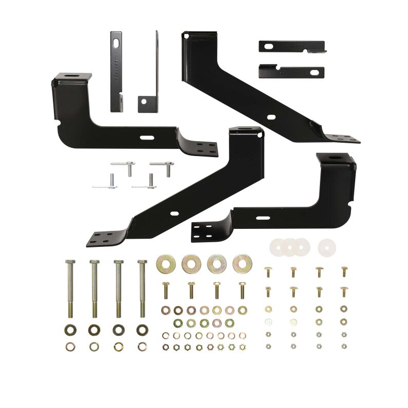 Westin 22-1015 Premier Oval Nerf Step Bar Mount Kit for 2002-2009 Dodge Ram Quad Cab 1500 Black