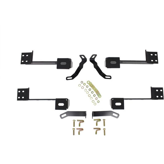 Westin 22-1065 Premier Oval Nerf Bar Mount Kit for 2001-2014 Chevrolet Silverado Black