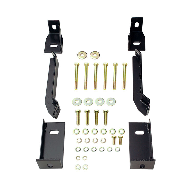 Westin 23-1955 E-Series 3 Nerf Step Bars for 2001-2014 Chevrolet Silverado GMC Sierra Crew Cab Black