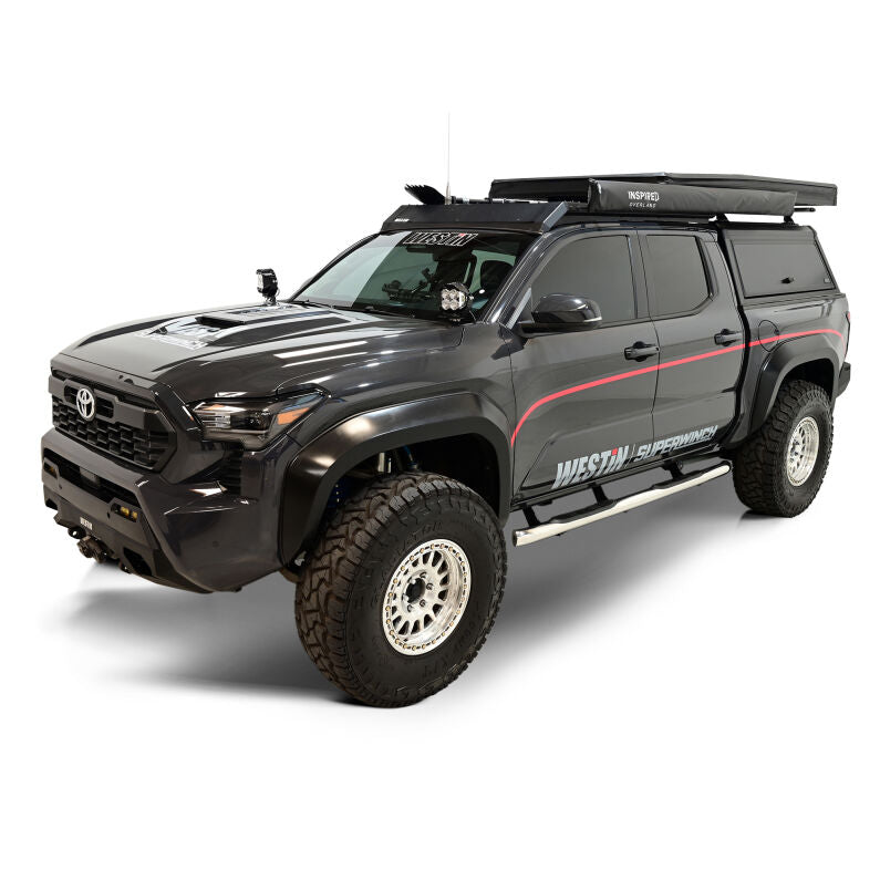 Westin 23-2780 E-Series 3 Nerf Step Bars for 2024-2026 Tacoma Double Cab Stainless Steel