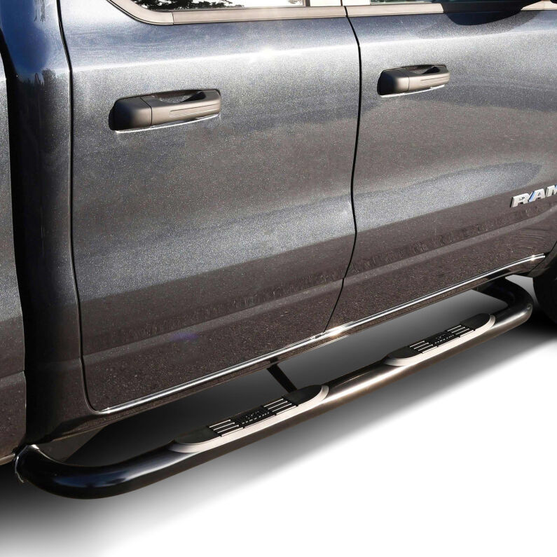 Westin 23-4085 E-Series 3 Nerf Step Bars for 2019-2026 Ram 1500 Crew Cab Black