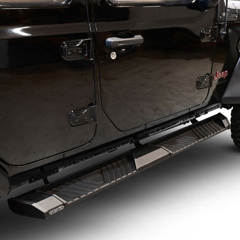 Westin 24-64065 AT6 Running Boards for 2018-2026 Jeep Wrangler JL Unlimited 4-Door Black
