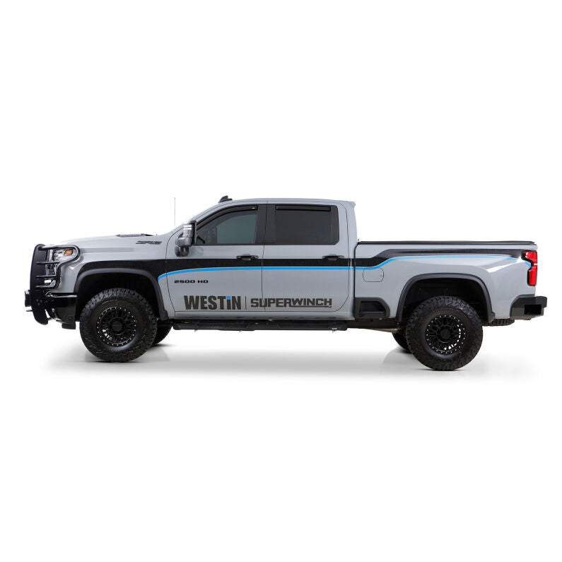 Westin 24-64765 AT6 Running Boards for 2019-2026 Chevrolet/GMC Silverado/Sierra 1500 Crew Cab Black