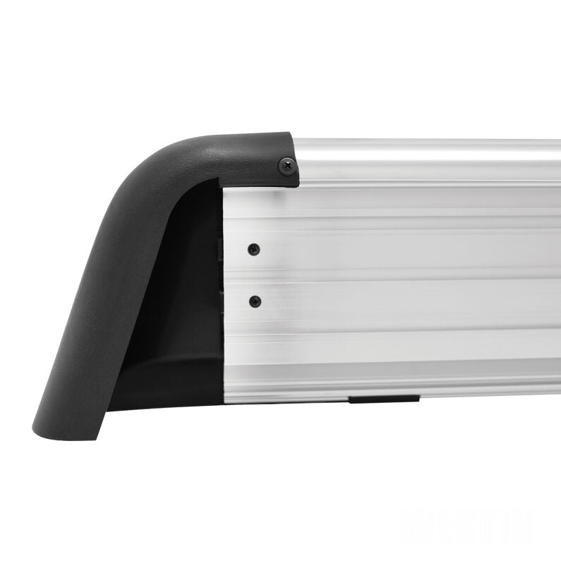 Westin 27-6130 Sure-Grip Aluminum Running Boards 79 in Brushed Aluminum Brushed Aluminum