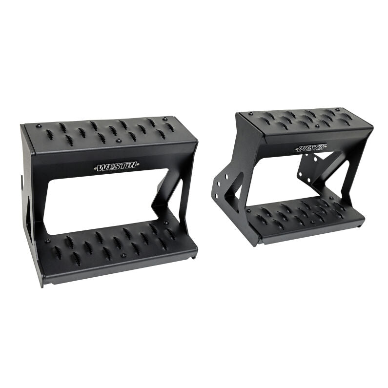 Westin 27-74005 Grate Side Bed Step for 2023-2026 Ford F-250 F-350 F-450 F-550 Textured Black