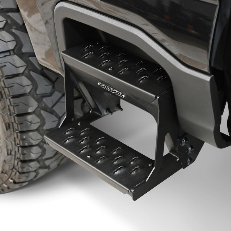 Westin 27-74005 Grate Side Bed Step for 2023-2026 Ford F-250 F-350 F-450 F-550 Textured Black