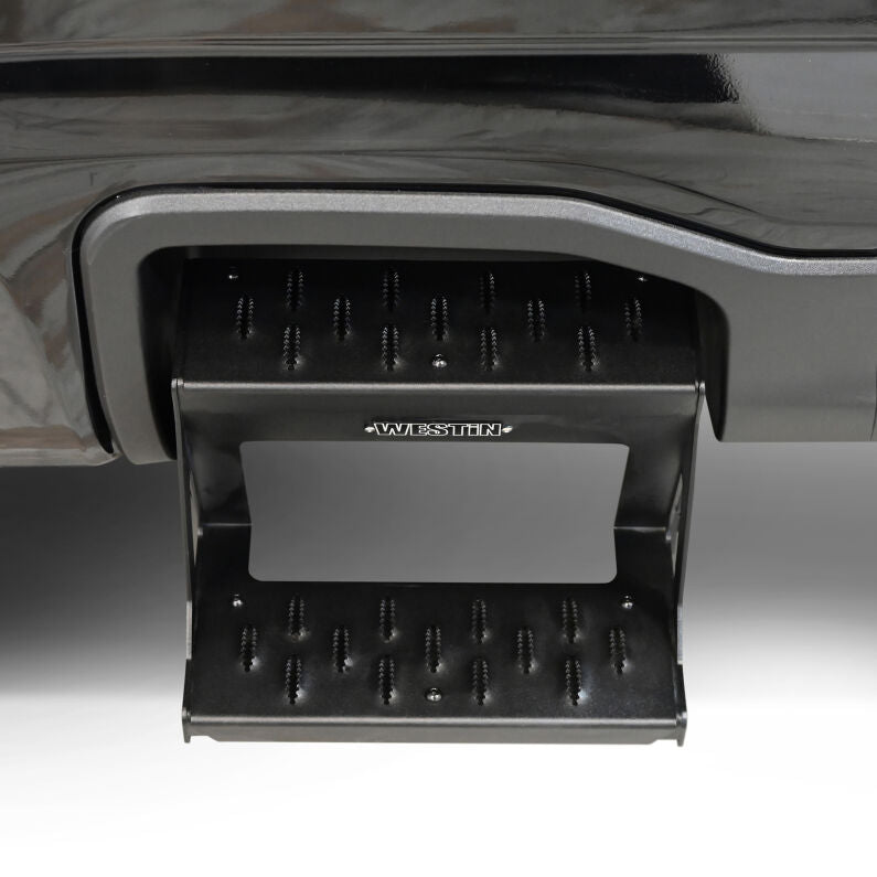 Westin 27-74005 Grate Side Bed Step for 2023-2026 Ford F-250 F-350 F-450 F-550 Textured Black