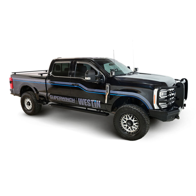 Westin 27-74005 Grate Side Bed Step for 2023-2026 Ford F-250 F-350 F-450 F-550 Textured Black