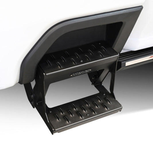 Westin 27-74015 Grate Side Bed Step for 2024-2026 Silverado Sierra 2500 3500 Textured Black