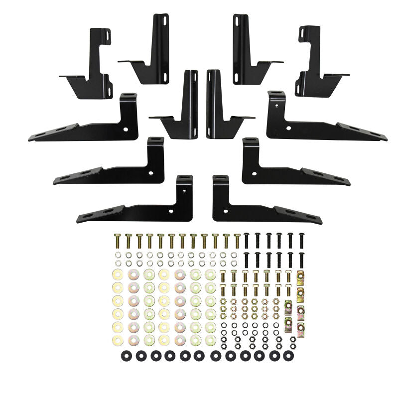 Westin 28-51315 R5 Nerf Step Bars for 2018-2026 Jeep Wrangler JLU 4-Door Textured Black