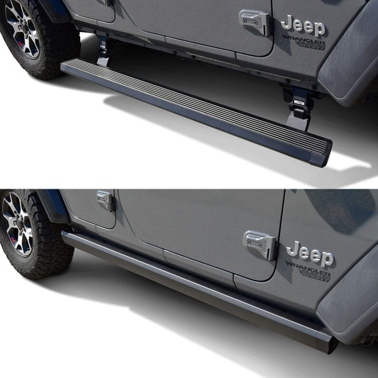 Westin 29-24065 Pro-e Running Boards for 2018-2025 Jeep Wrangler JL Unlimited 4-Door Textured Black