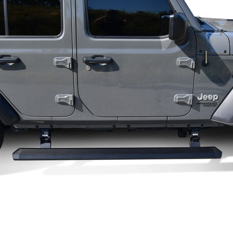 Westin 29-24065 Pro-e Running Boards for 2018-2025 Jeep Wrangler JL Unlimited 4-Door Textured Black