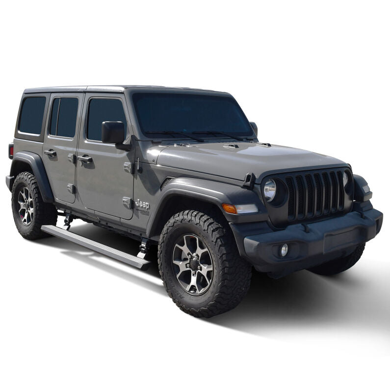 Westin 29-24065 Pro-e Running Boards for 2018-2025 Jeep Wrangler JL Unlimited 4-Door Textured Black