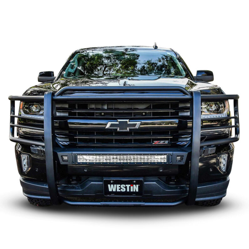 Westin 40-33875 Sportsman X Grille Guard for 2016-2019 Chevrolet Silverado 1500 Textured Black