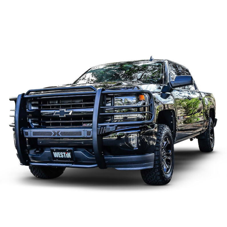 Westin 40-33875 Sportsman X Grille Guard for 2016-2019 Chevrolet Silverado 1500 Textured Black