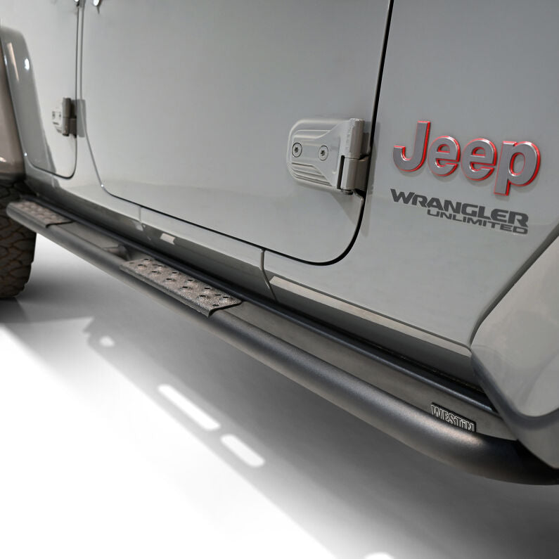 Westin 42-14065 Rock Slider for 2018-2026 Jeep Wrangler JL Unlimited 4-Door Textured Black