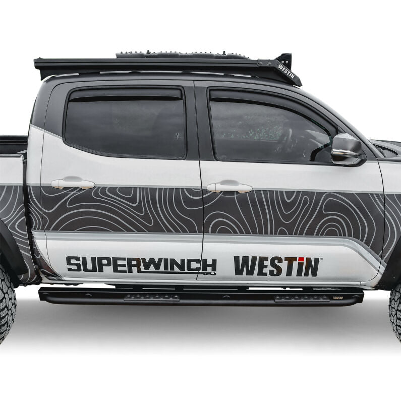 Westin 42-14205 Rock Slider for 2005-2023 Toyota Tacoma Textured Black
