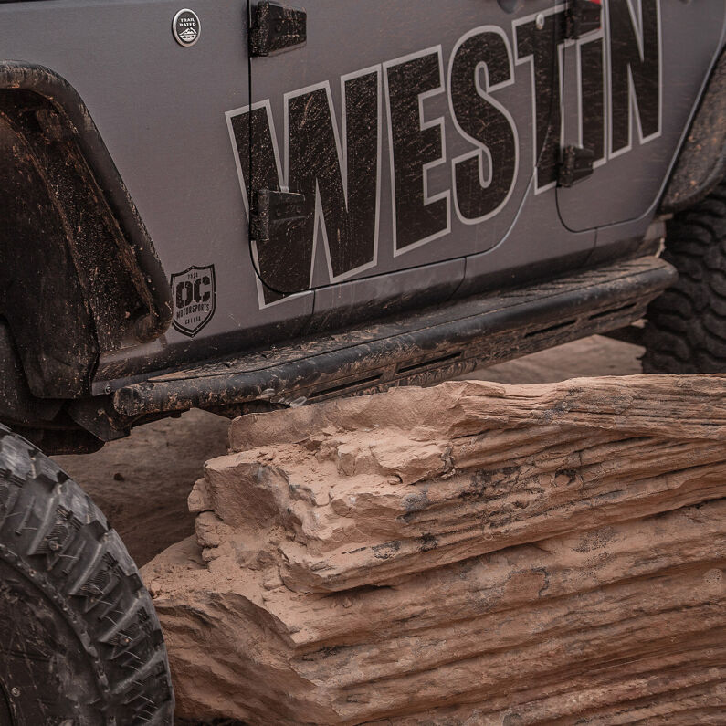 Westin 42-6015 Snyper Triple Tube Rock Rail Steps for 2007-2018 Wrangler Unlimited