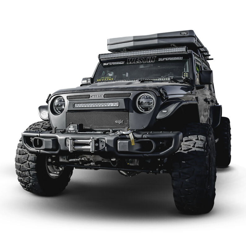 Westin 46-23925 WJ2 Winch Tray for 2018-2026 Jeep JL Wrangler Black