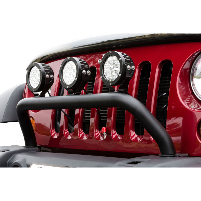 Westin 46-43635 Bull Bar/Light Bar Black Wrinkle for 2007-2018 Jeep