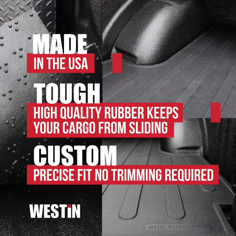 Westin 50-6115 Truck Bed Mat for 2004-2014 Ford F-150 Black