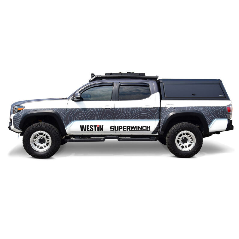 Westin 55-32775 HDX Running Boards for 2005-2023 Toyota Tacoma Double Cab Textured Black