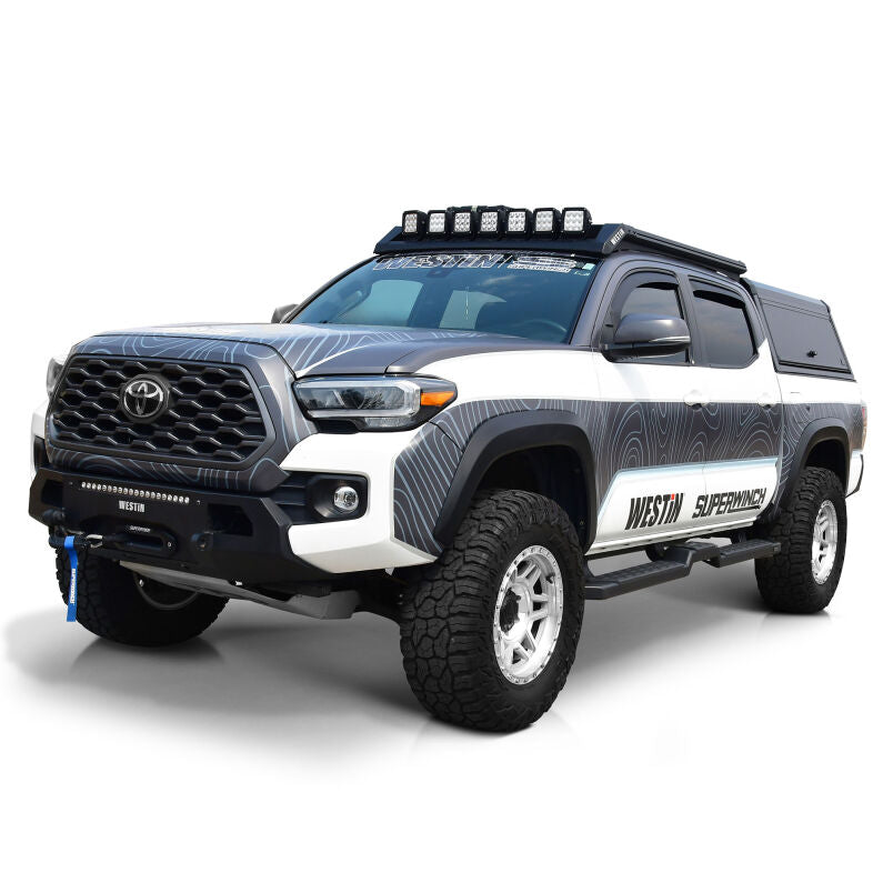 Westin 55-32775 HDX Running Boards for 2005-2023 Toyota Tacoma Double Cab Textured Black