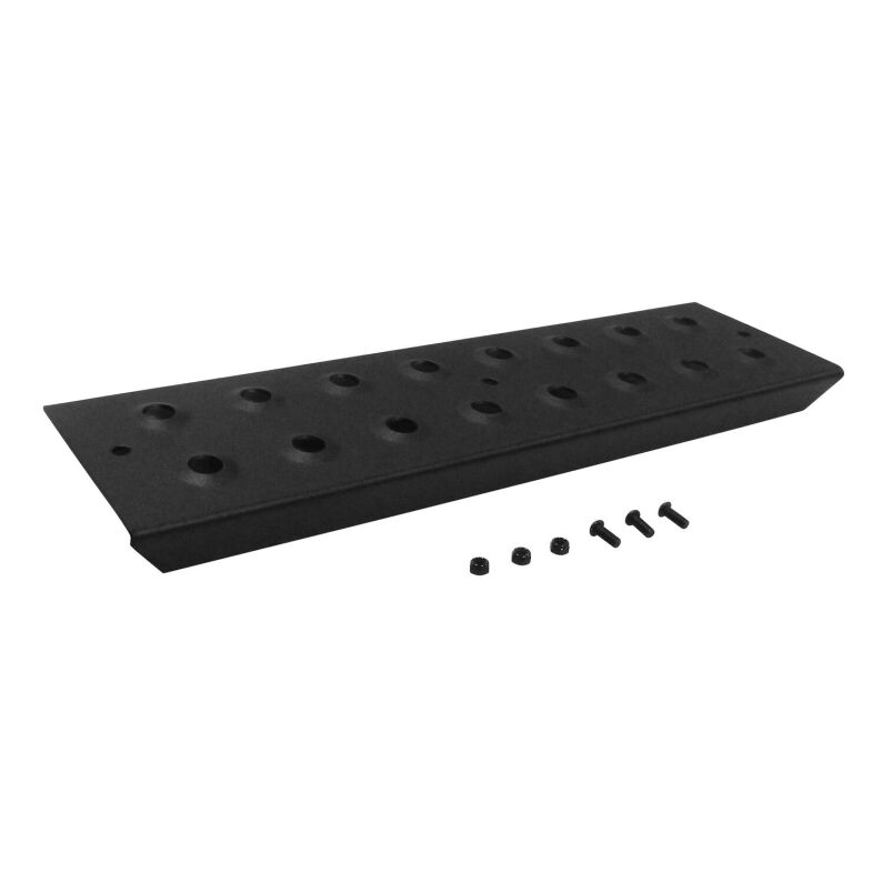 Westin 56-10001 Replacement service kit includes 15.5 inch die stamped step pad and fasteners Black