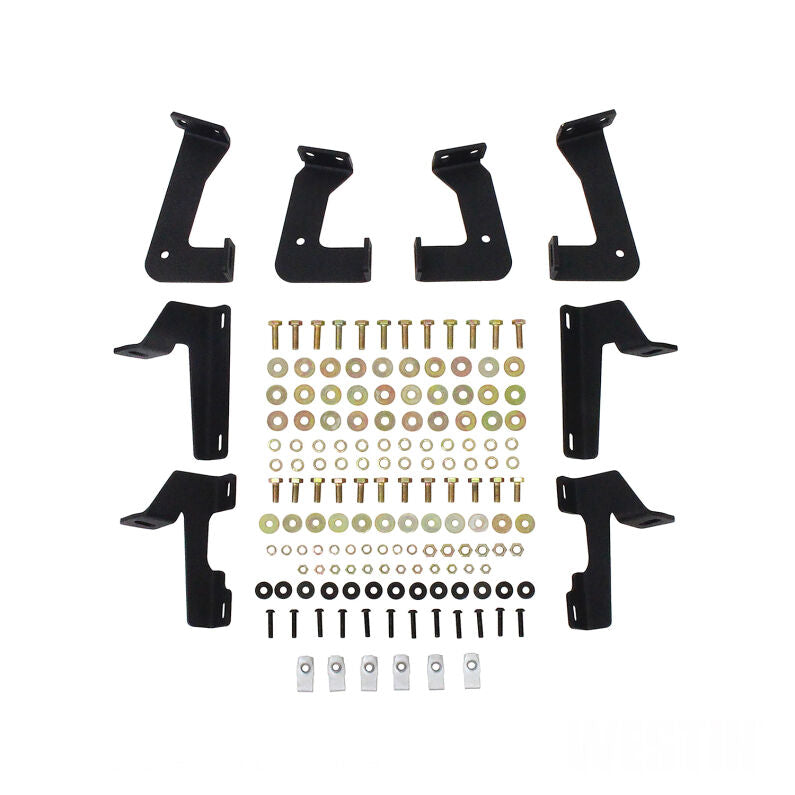 Westin 56-14055 HDX Drop Nerf Step Bars for 2018-2026 Jeep Wrangler JL 2-Door Textured Black