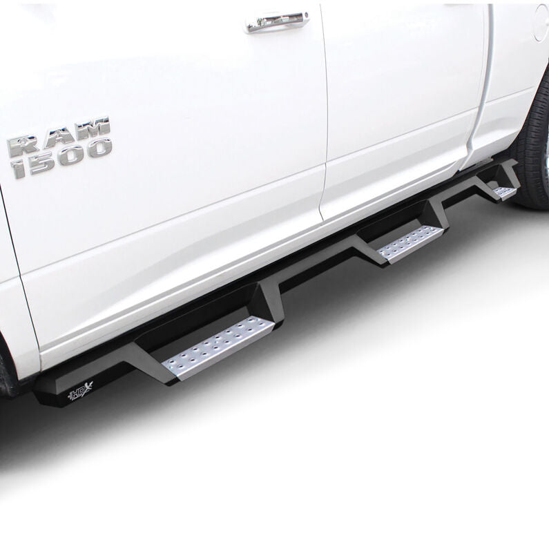 Westin 56-5343252 HDX Stainless Drop Wheel to Wheel Nerf Bars for 2009-2024 Dodge/Ram Textured Black