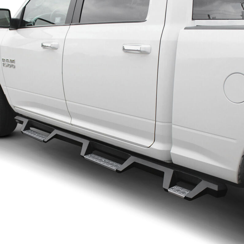 Westin 56-5343252 HDX Stainless Drop Wheel to Wheel Nerf Bars for 2009-2024 Dodge/Ram Textured Black