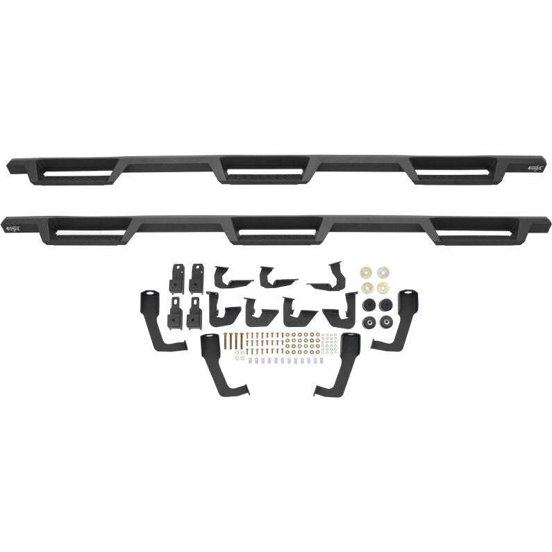 Westin 56-534585 HDX Nerf Step Bars for 2007-2019 Chevrolet Silverado / GMC Sierra Crew Cab Black