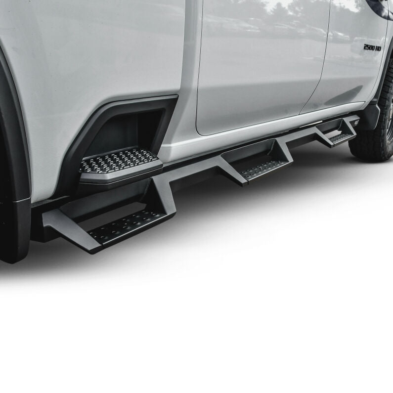 Westin 56-534765 HDX Wheel to Wheel Nerf Bars for 2020-2026 Chevrolet Silverado GMC Sierra Crew Cab