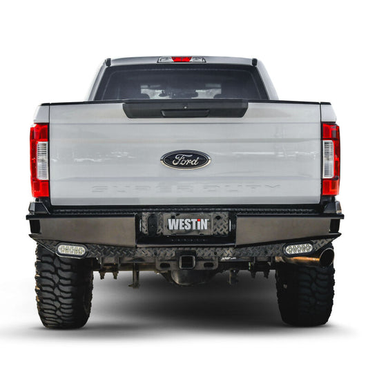 Westin 58-341125 HDX Bandit Rear Bumper for 2017-2022 Ford F-250/350 Black