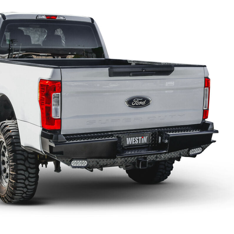 Westin 58-341125 HDX Bandit Rear Bumper for 2017-2022 Ford F-250/350 Black