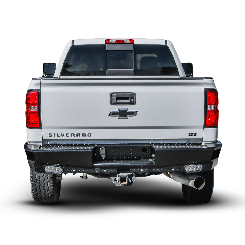 Westin 58-341155 HDX Bandit Rear Bumper for 2015-2019 Chevrolet Silverado / GMC Sierra Black