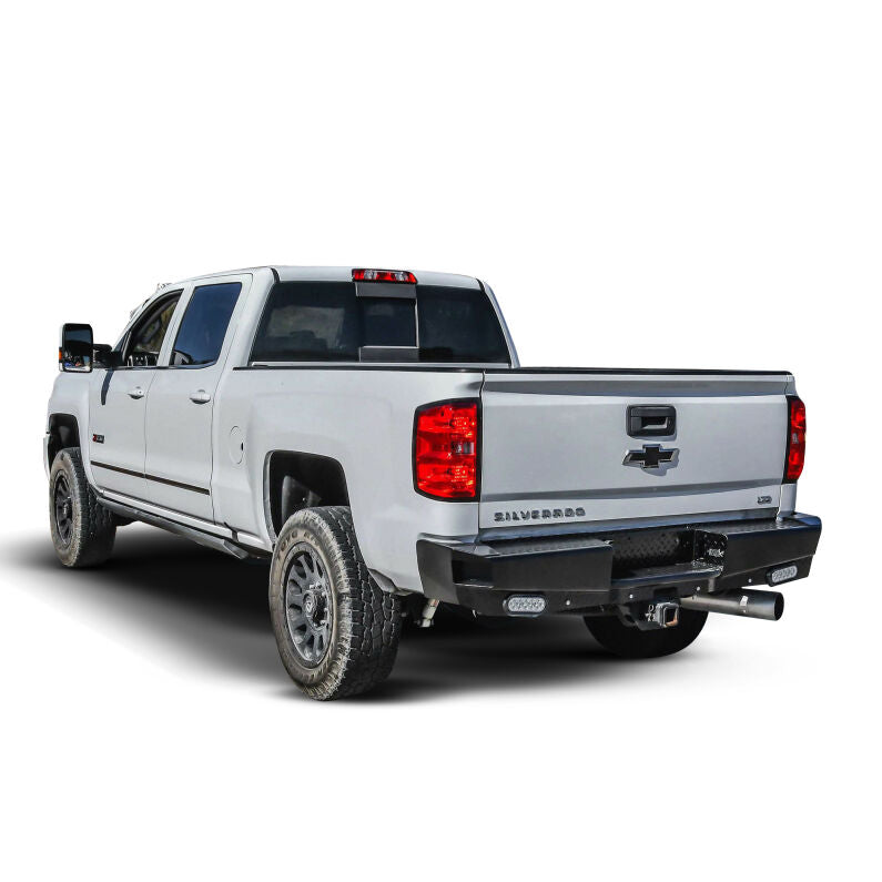 Westin 58-341155 HDX Bandit Rear Bumper for 2015-2019 Chevrolet Silverado / GMC Sierra Black