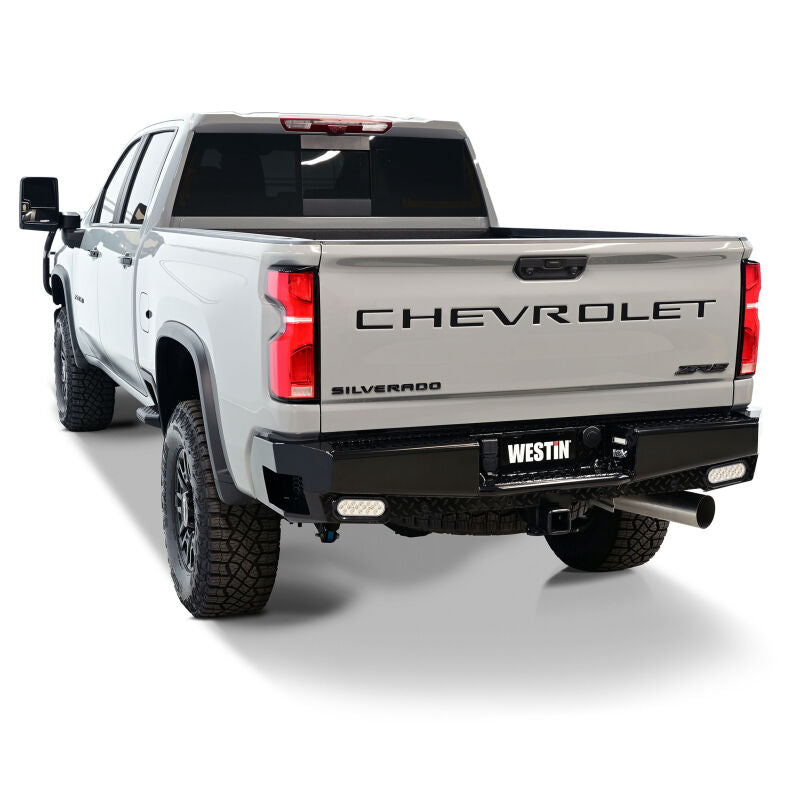 Westin 58-341185 HDX Bandit Rear Bumper for 2019-2026 Chevrolet Silverado GMC Sierra Black