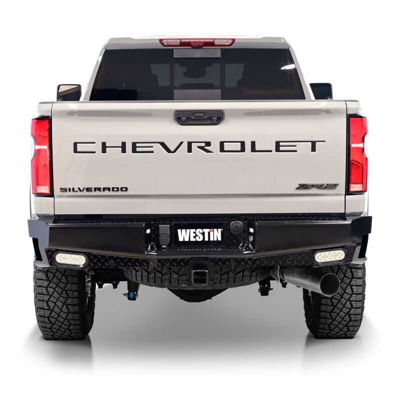 Westin 58-341185 HDX Bandit Rear Bumper for 2019-2026 Chevrolet Silverado GMC Sierra Black