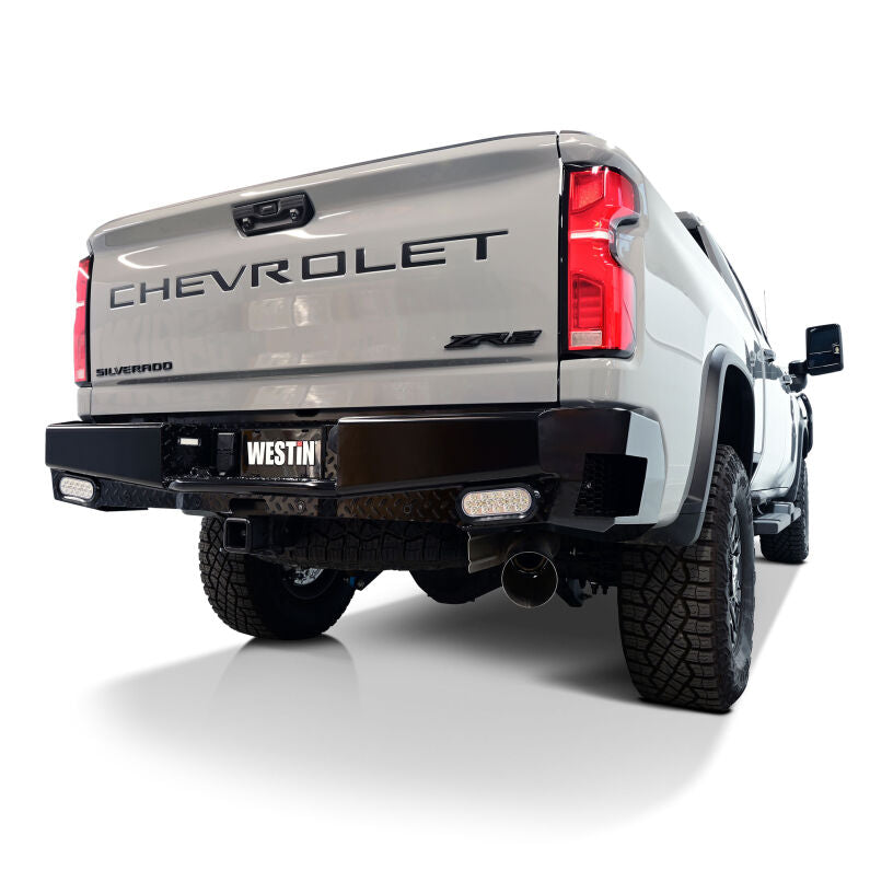 Westin 58-341185 HDX Bandit Rear Bumper for 2019-2026 Chevrolet Silverado GMC Sierra Black