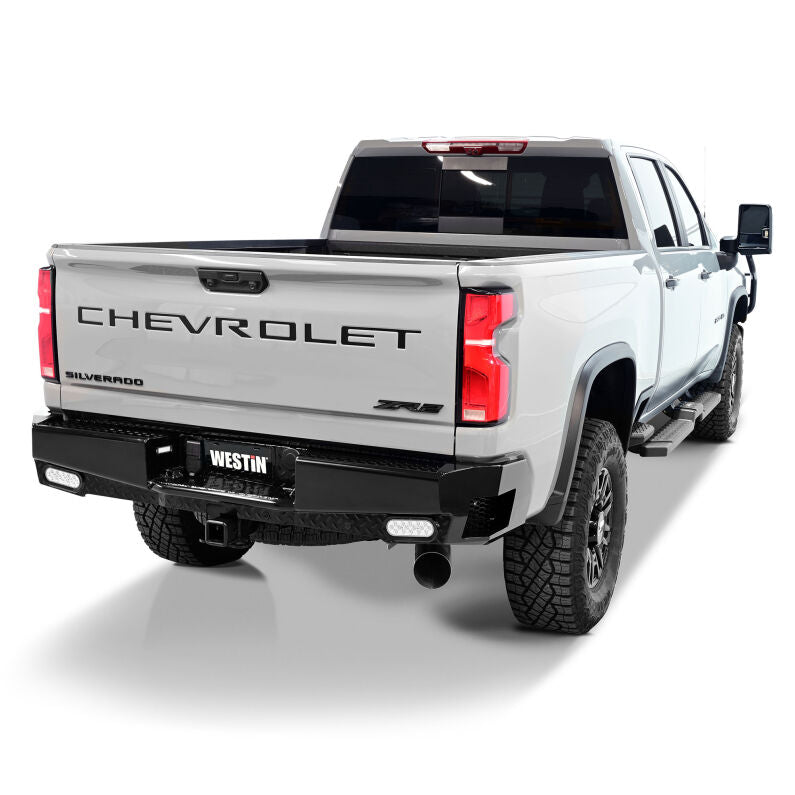 Westin 58-341185 HDX Bandit Rear Bumper for 2019-2026 Chevrolet Silverado GMC Sierra Black