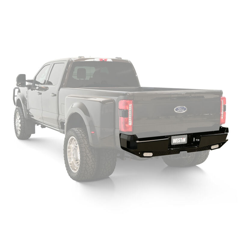 Westin 58-341205 HDX Bandit Rear Bumper for 2023-2026 Ford F-250 / F-350 / F-450 / F-550/600 Black