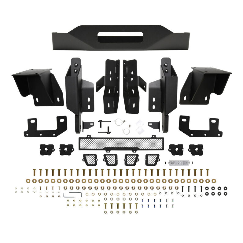 Westin 58-411165 Pro-Series Front Bumper for 2015-2019 Chevrolet Silverado 2500/3500 Textured Black