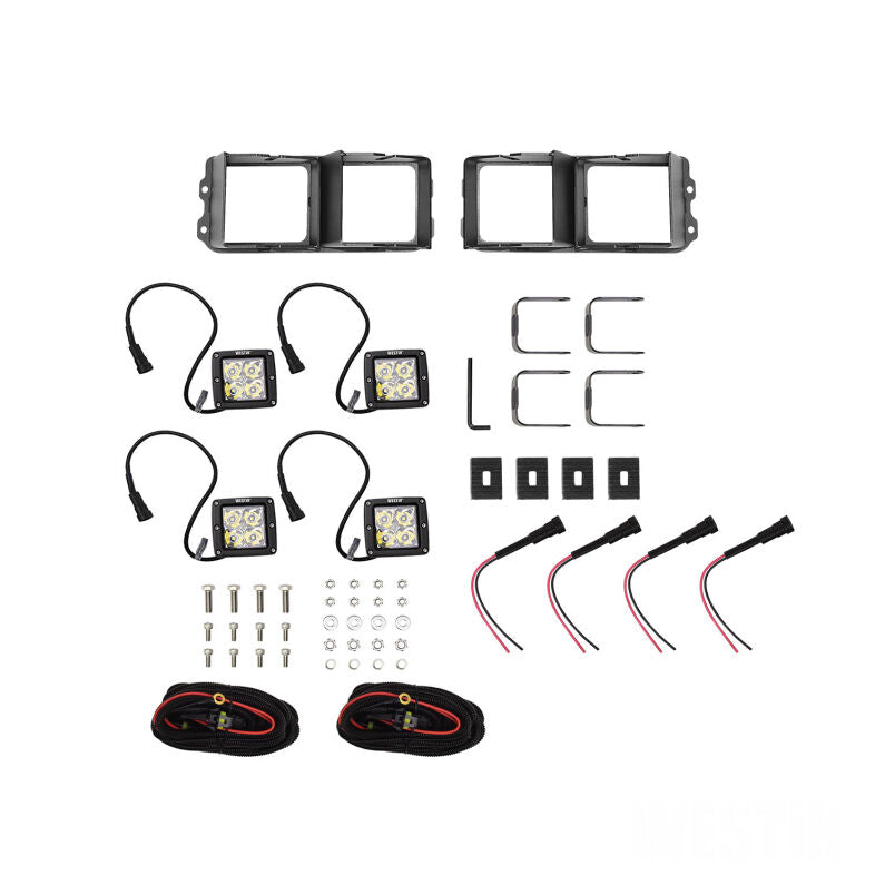 Westin 58-41215 Pro-Mod Front Bumper for 2019-2022 Chevrolet Silverado 1500 Textured Black