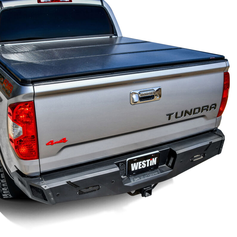 Westin 58-421035 Pro-Series Rear Bumper for 2014-2021 Toyota Tundra Textured Black
