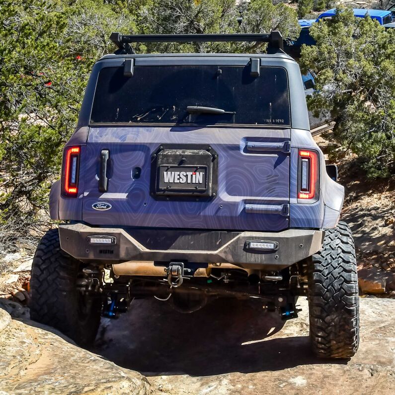 Westin 58-421255 Pro-Series Rear Bumper for 2021-2026 Ford Bronco Textured Black