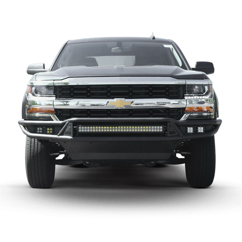 Westin 58-71005 Outlaw Bumper Skid Plate for 2016-2019 Chevrolet Silverado 1500 Textured Black