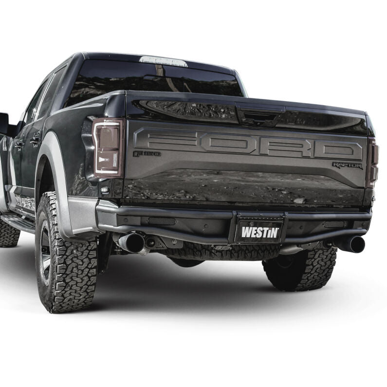 Westin 58-82025 Outlaw Rear Bumper for 2017-2020 Ford F-150 Raptor Textured Black