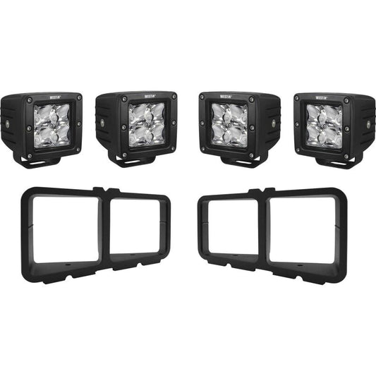 Westin 58-9915 Universal Light Kit for Outlaw Front Bumpers Textured Black